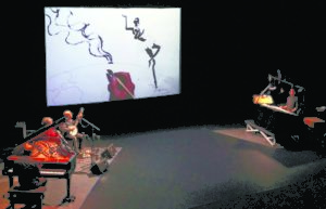 Spectacle musical et dessiné : Johnny's scrapbook - Cie Frasques @ Le Piment Familial