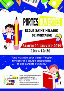 Portes ouvertes & Inscriptions @ École de Saint-Hilaire