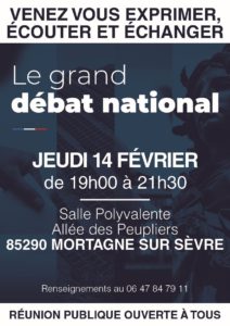 Le grand débat national @ Salle Polyvalente