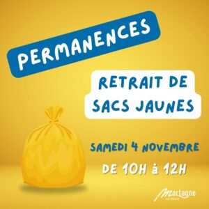 permanences sacs jaunes @ mairie de mortagne | Mortagne-sur-Sèvre | Pays de la Loire | France