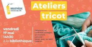 Atelier tricot @ bibliothèque | Mortagne-sur-Sèvre | Pays de la Loire | France