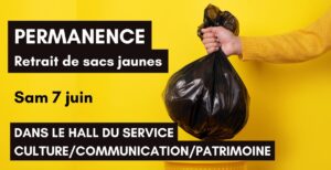 Permanences sacs jaunes @ service communication / culture | Mortagne-sur-Sèvre | Pays de la Loire | France