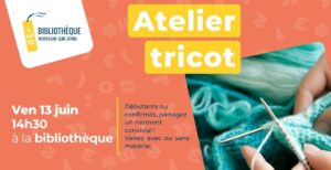 Atelier tricot @ bibliothèque | Mortagne-sur-Sèvre | Pays de la Loire | France