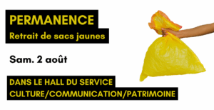 Permanence sacs jaunes @ Service Culture / Communication / Patrimoine | Mortagne-sur-Sèvre | Pays de la Loire | France