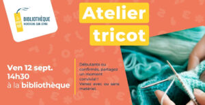 Atelier tricot @ Bibliothèque le Marque-page | Mortagne-sur-Sèvre | Pays de la Loire | France