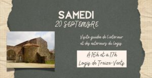 Visite guidée du Logis de Treize-Vents @ Logis de Treize-Vents