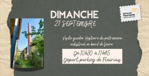Visite guidée sur l'histoire du patrimoine industriel en bord de Sèvre @ Parking de Fleuriais