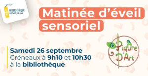 Matinée d'éveil sensoriel @ Biblio