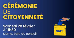 Cérémonie de citoyenneté @ Mairie de Mortagne-sur-Sèvre, Salle du Conseil