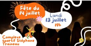 Fête du 14 juillet @ Complexe sportif Stéphane Traineau, 85290 Mortagne-sur-Sèvre | Mortagne-sur-Sèvre | Pays de la Loire | France