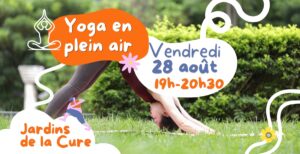 Yoga en plein air @ Jardin de la Cure