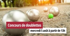 Concours de doublettes @ Boulodrome du Chaintreau
