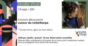 Concert découverte autour du nyckelharpa @ Vendée Vitrail, Saint-Hilaire | Mortagne-sur-Sèvre | Pays de la Loire | France