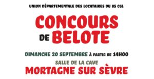 Concours de belote @ Salle de la Cave | Mortagne-sur-Sèvre | Pays de la Loire | France