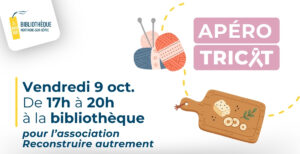 Apéro tricot @ Bibliothèque le Marque-page