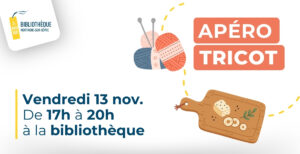 Apéro tricot @ Bibliothèque le Marque-page