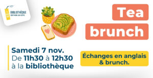 Tea brunch @ Bibliothèque le Marque-page